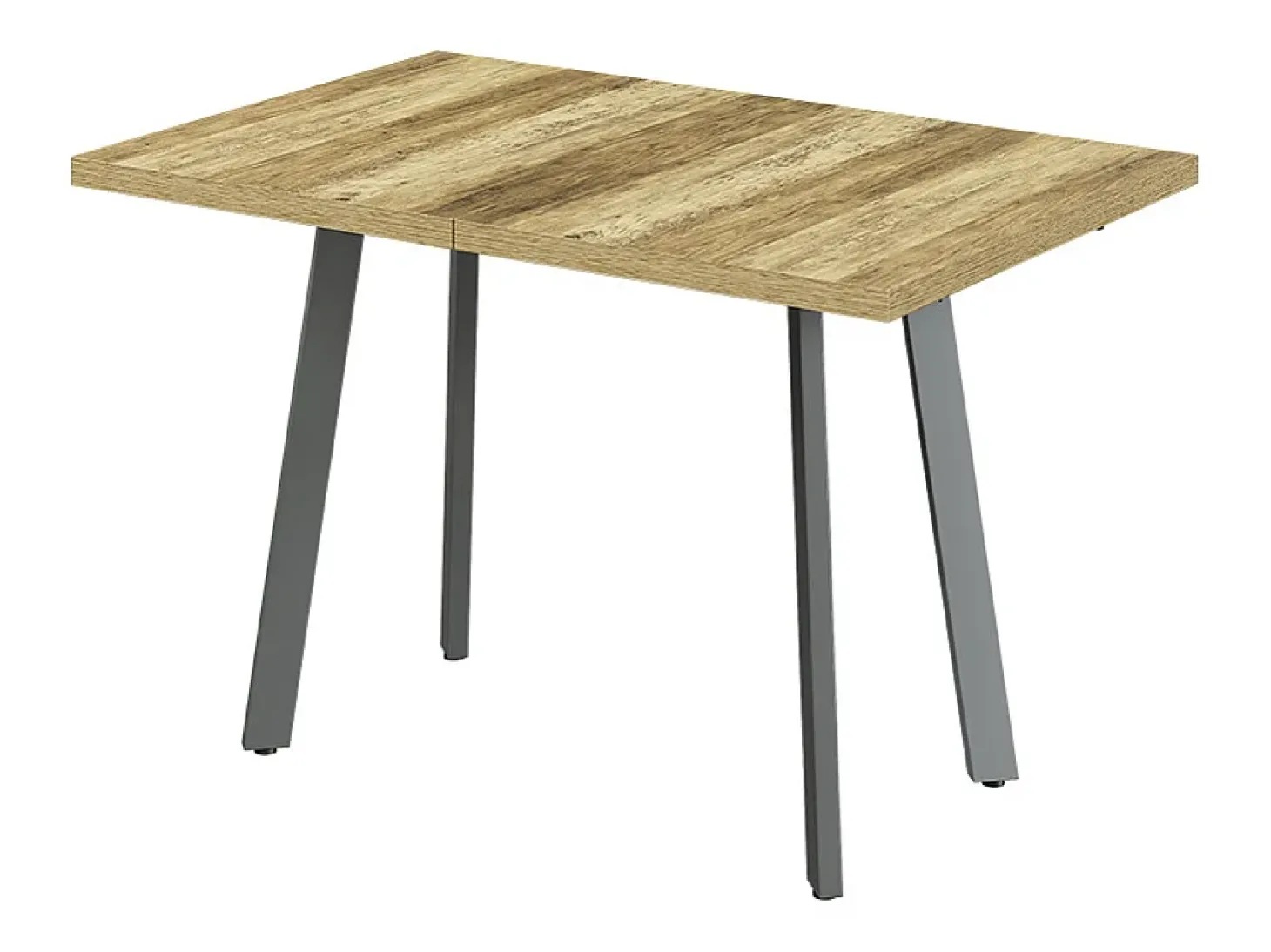 Mesa de comedor roble rústico/gris 160x80x76 tisko