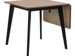 Mesa de comedor Roxby 80/120 cm con 1 plato adicional natural.