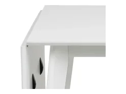 Mesa de comedor Roxby con 1 plato adicional color blanco.