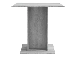 Mesa de comedor Sonoma gris 80x80x75 cm Madera de ingeniería