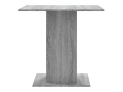 Mesa de comedor Sonoma gris 80x80x75 cm Madera de ingeniería