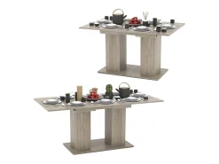 Mesa de comedor sonoma 140x90x76 dix