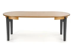 Mesa de comedor Sorbus/madera/marrón y antracita