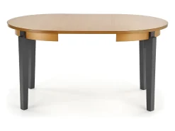 Mesa de comedor Sorbus/madera/marrón y antracita