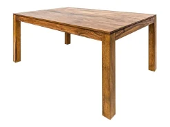 Mesa de comedor TAVINA 160–240 cm – Mesa extensible de madera maciza de Sheesham barnizada