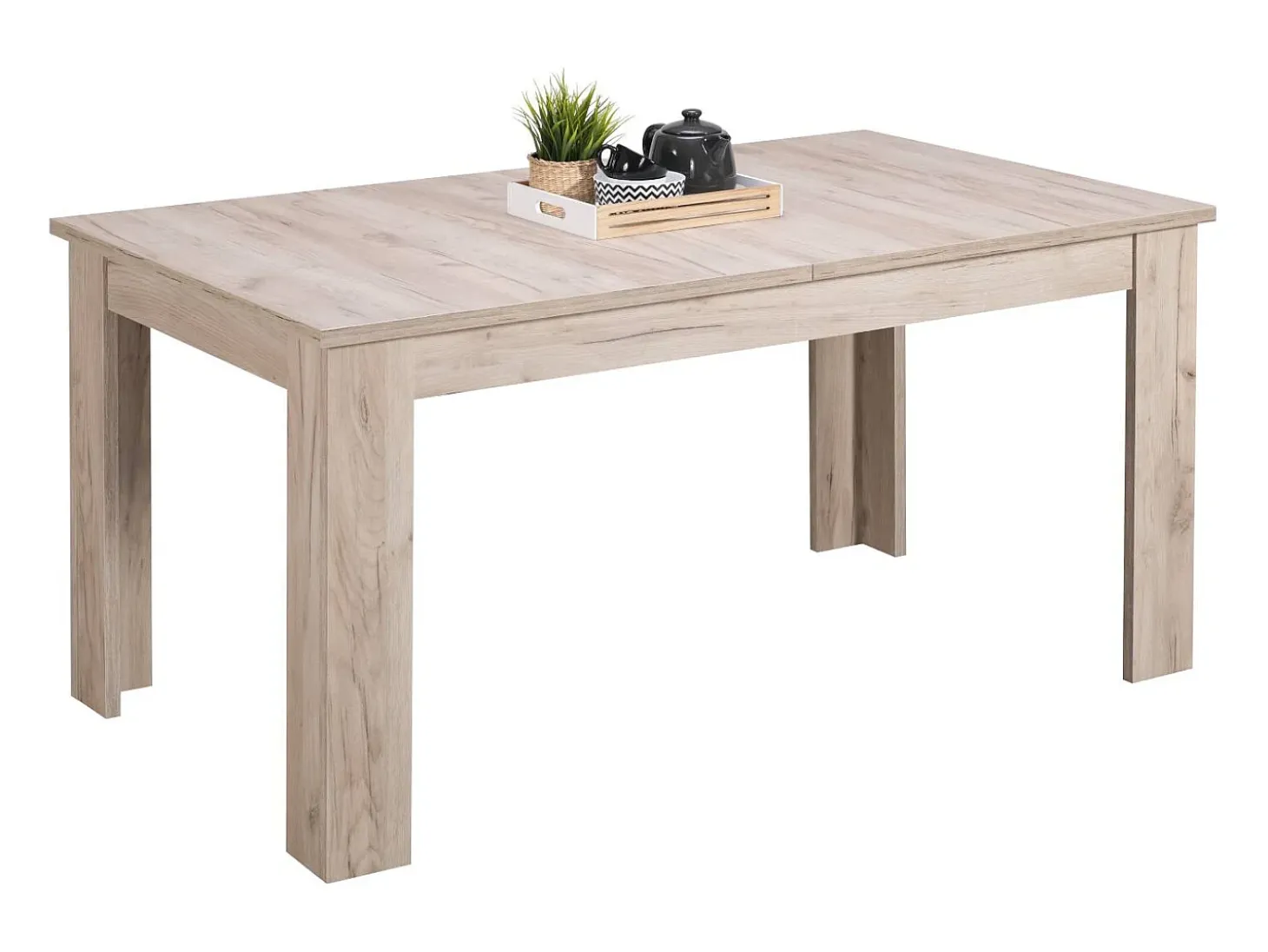 Mesa de comedor 160x90 cm Gris