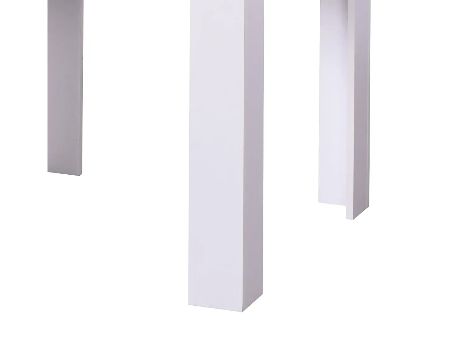 Mesa de comedor 80x80x75 cm blanca moderna
