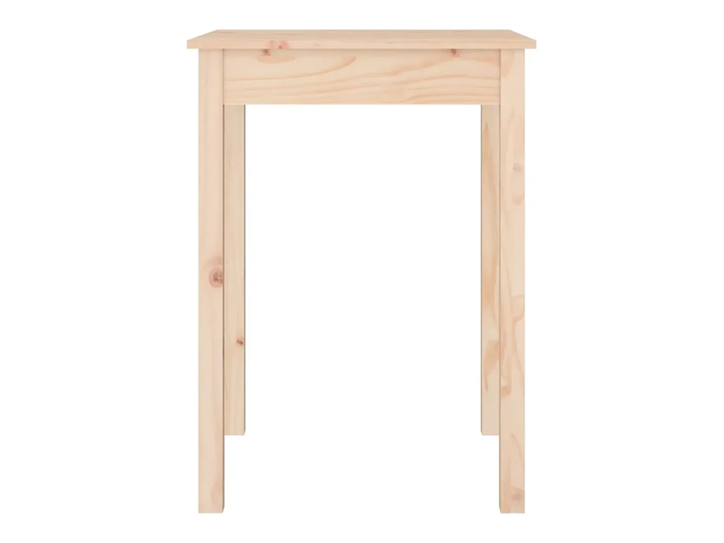 Mesa de comedor 55x55x75 cm Madera maciza de pino