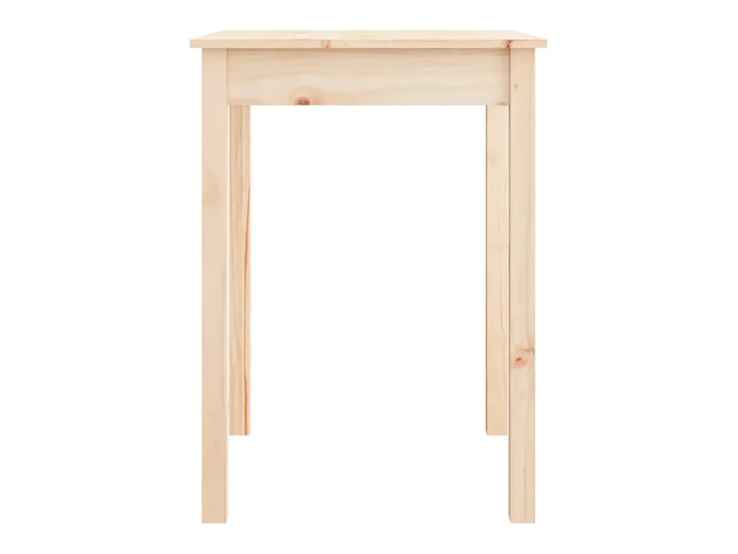 Mesa de comedor 55x55x75 cm Madera maciza de pino