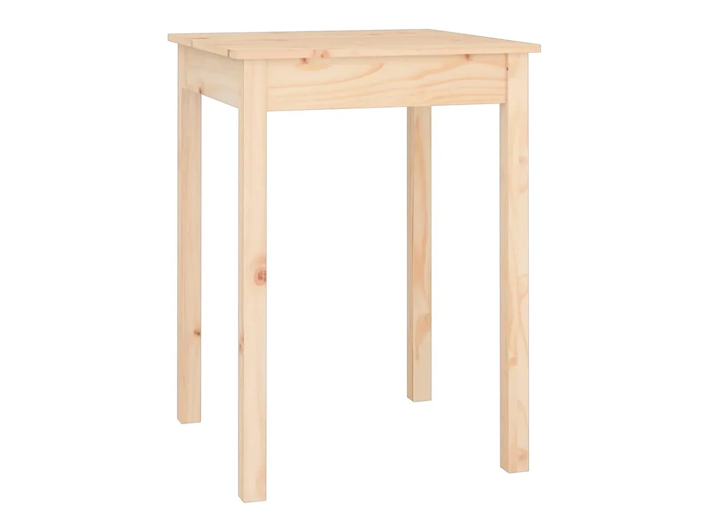 Mesa de comedor 55x55x75 cm Madera maciza de pino