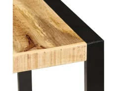 Mesa de comedor 160x80x75 cm madera maciza de mango