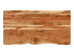 Mesa de comedor 154x80x76 cm Madera maciza de acacia