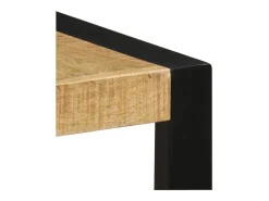 Mesa de comedor 140x70x75 cm madera maciza de mango