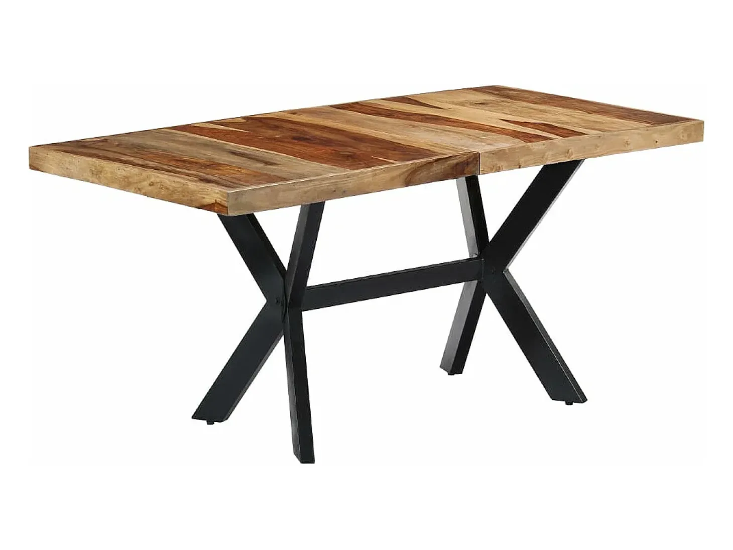 Mesa de comedor 140x70x75 cm madera maciza de sheesham