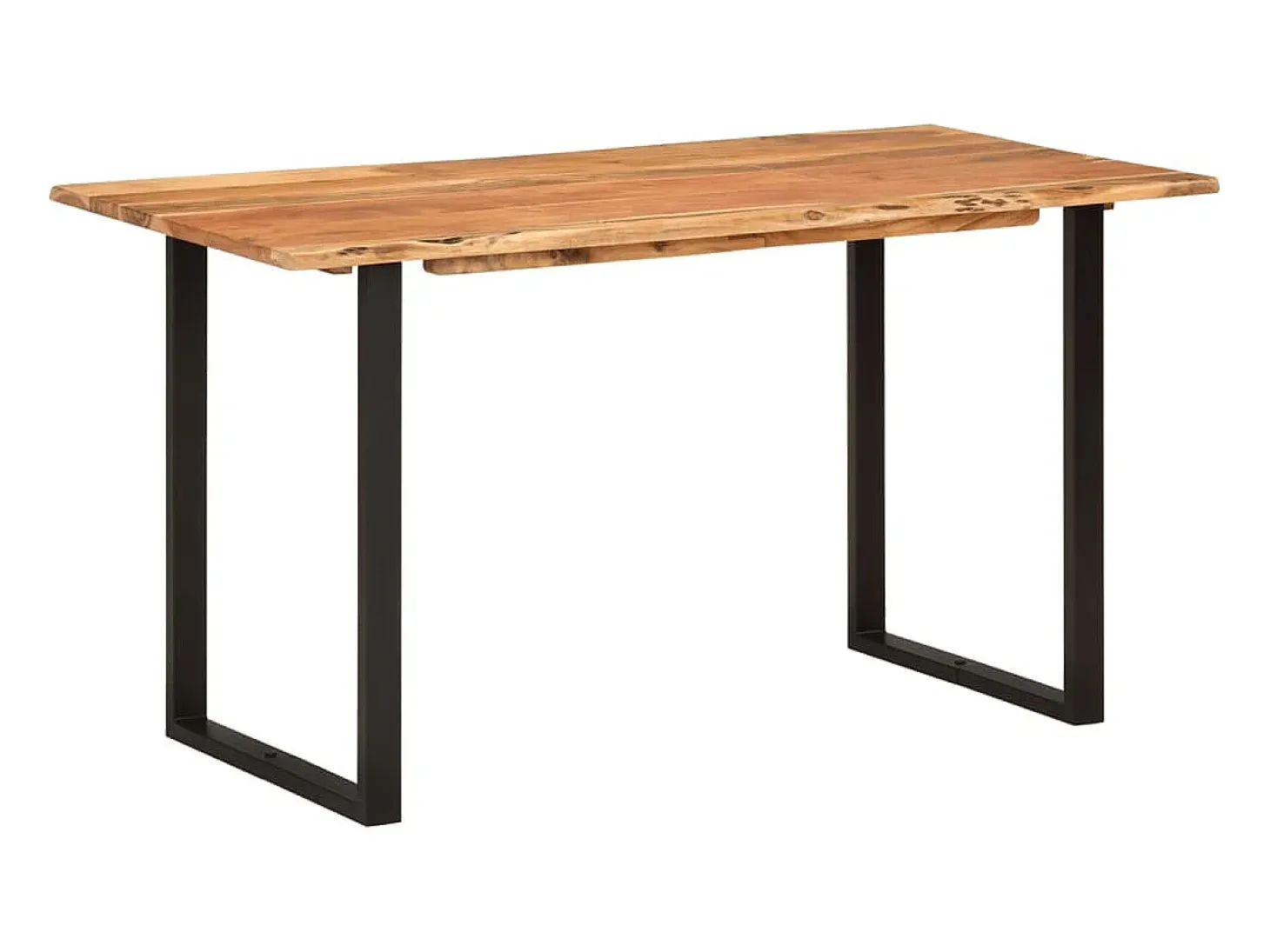 Mesa de comedor 140x70x76 cm Madera maciza de acacia