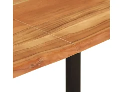 Mesa de comedor 140x70x76 cm Madera maciza de acacia