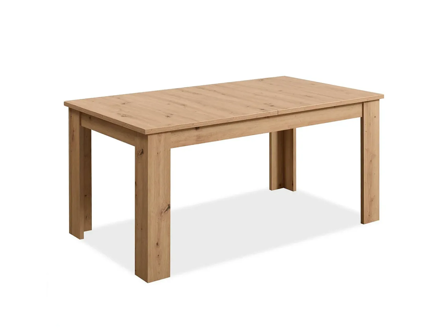 Mesa de comedor 160x90x76 cm roble natural