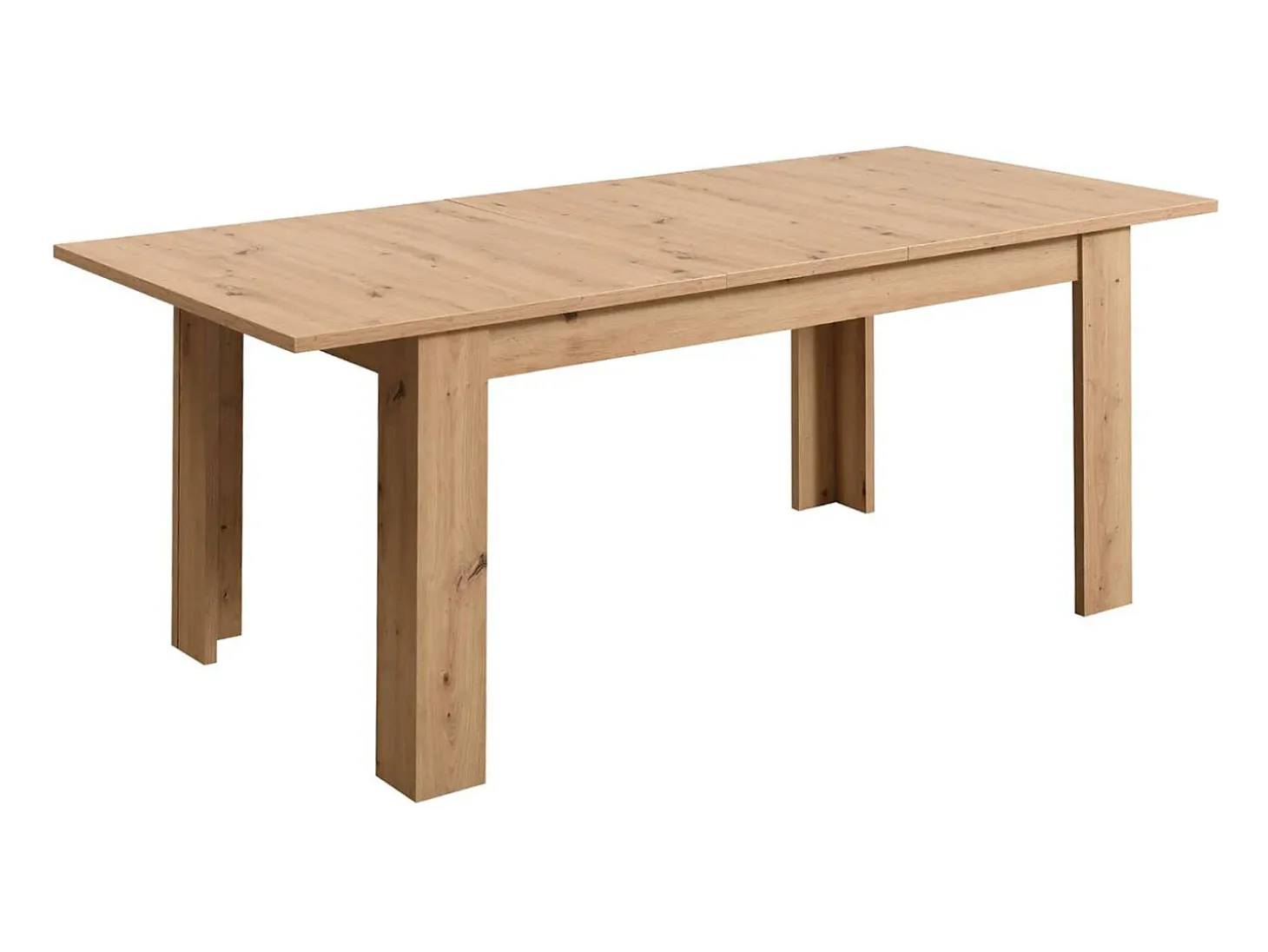 Mesa de comedor 160x90x76 cm roble natural