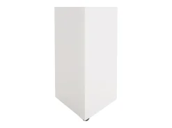 Mesa de comedor 90x73x60 cm roble blanco