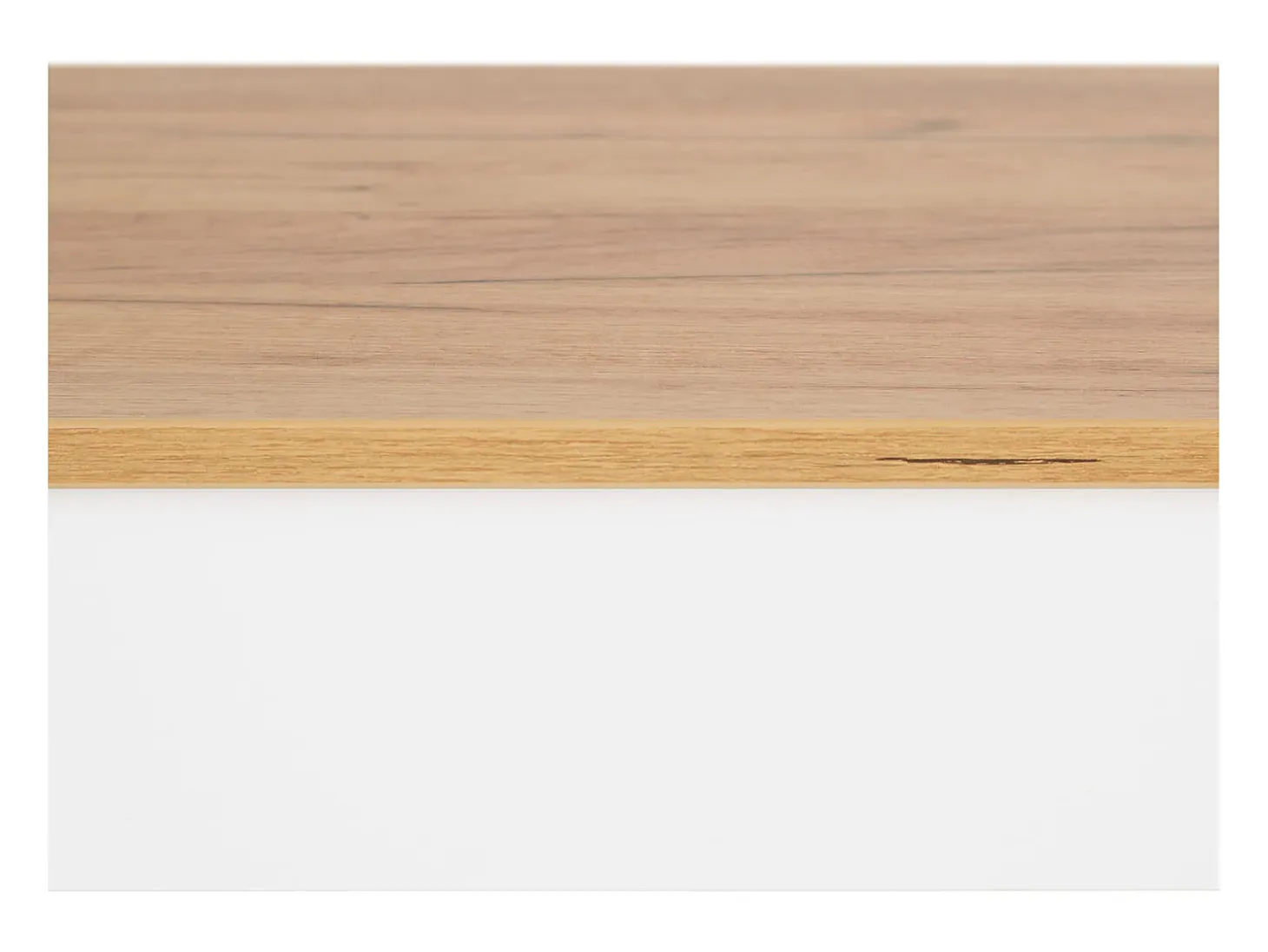 Mesa de comedor 90x73x60 cm roble blanco