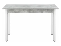 Mesa de comedor/cocina/oficina MDF 120 cm gris/blanco 03_0006266
