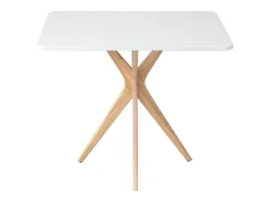 Mesa de comendor rectangular pequena Jubi 55x80cm Blanca