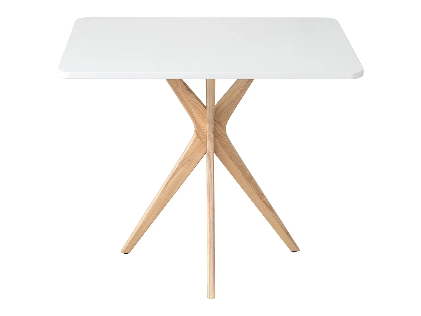 Mesa de comendor rectangular pequena Jubi 55x80cm Blanca