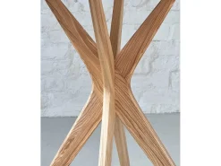 Mesa de comendor rectangular pequena Jubi 55x80cm Blanco Tiza