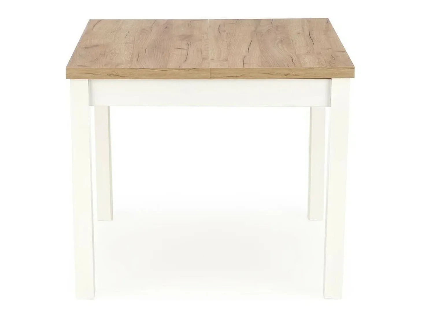 Mesa de diseño escandinavo en madera y MDF blanco 140-220/80/76 cm Meryl