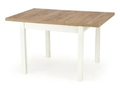 Mesa de diseño escandinavo en madera y MDF blanco 140-220/80/76 cm Meryl