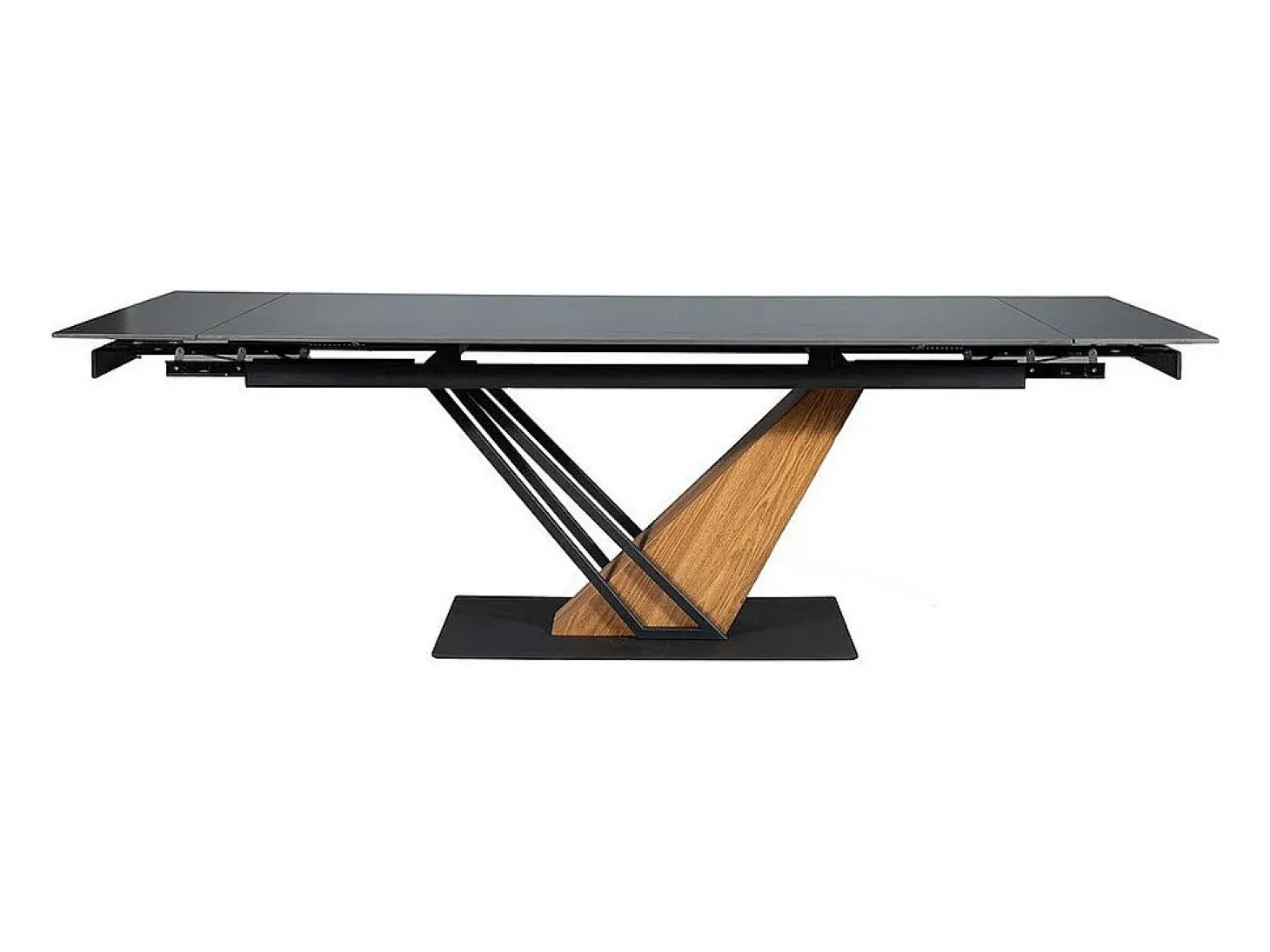 Mesa de diseño extensible de cerámica efecto mármol Viro 160-220 cm