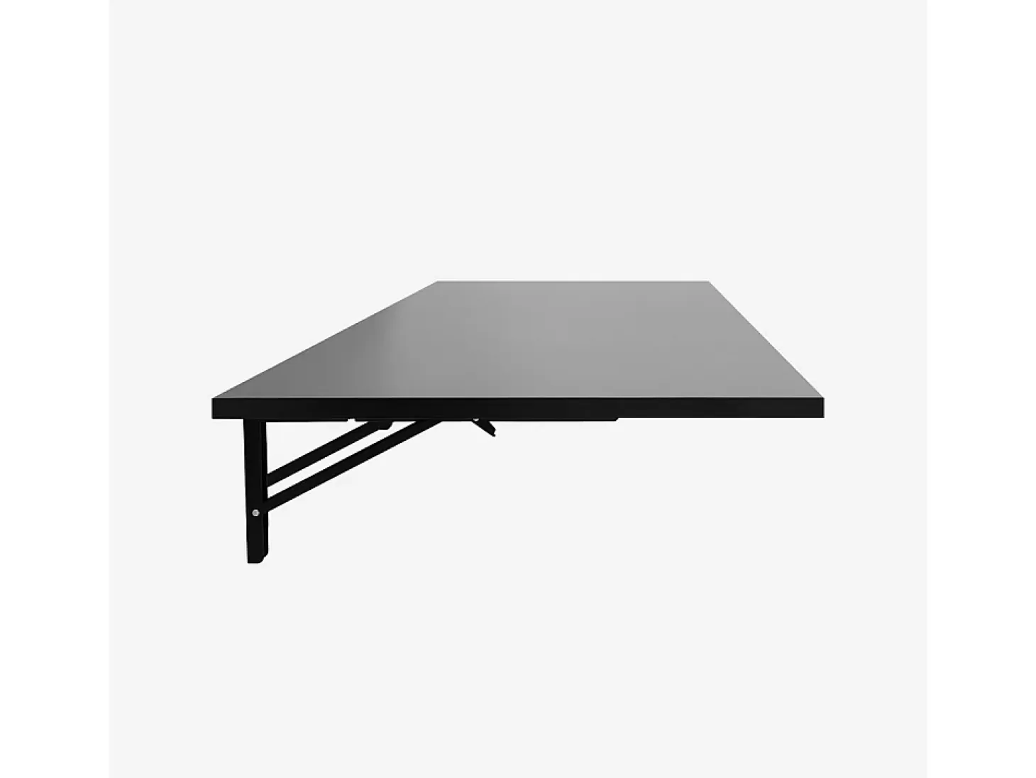 Mesa de escritorio abatible de pared plegable 140x60cm Jeremy+ - Negro