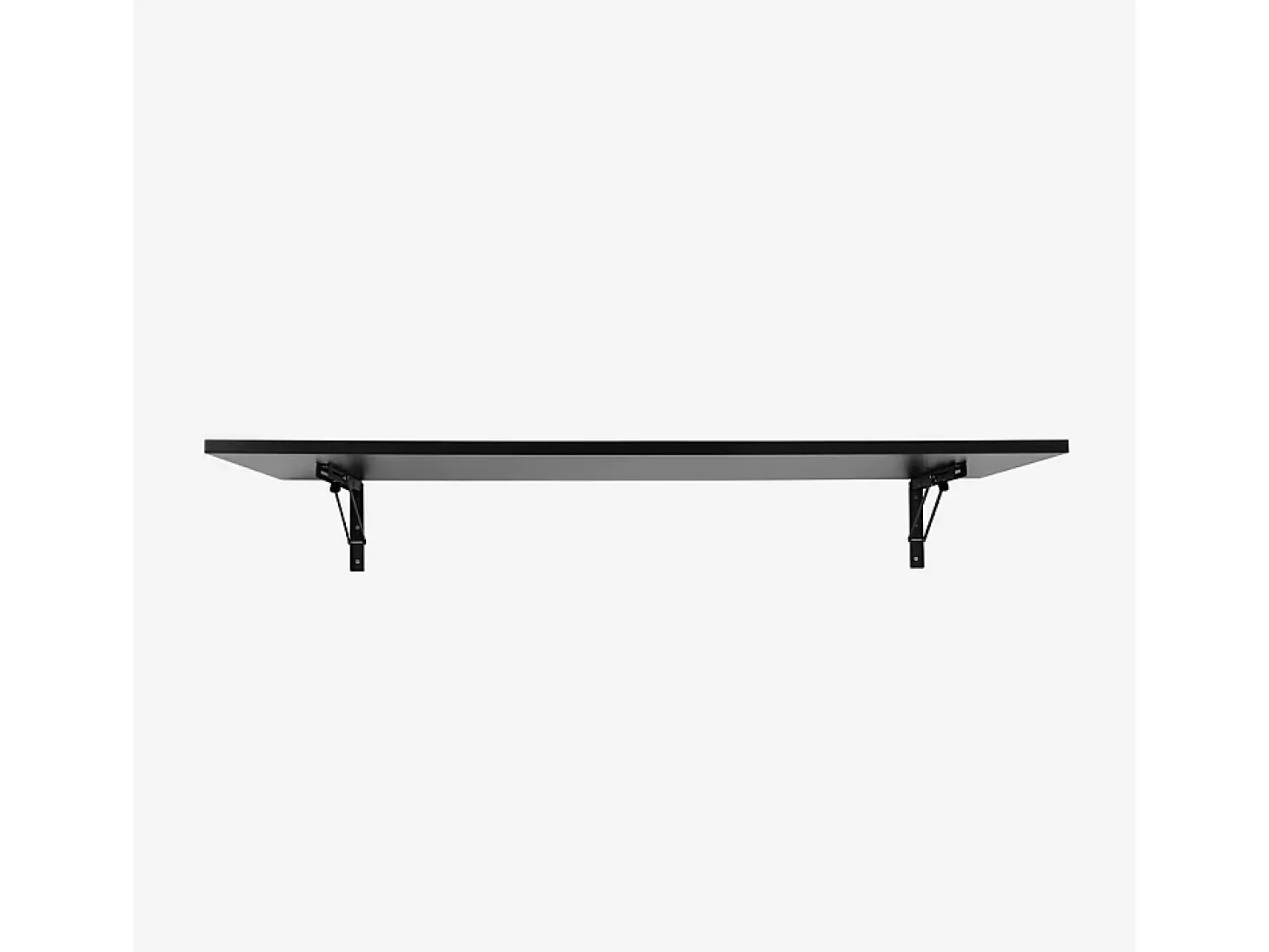 Mesa de escritorio abatible de pared plegable 140x60cm Jeremy+ - Negro