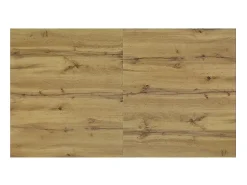 Mesa de madera, acabado roble rústico, extensible 120x80 cm - 160x80 cm - ZAGABRIA
