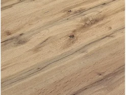 Mesa de madera acabado roble, estructura de metal antracita 110x68 - RAVENNA