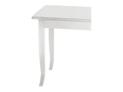 Mesa de madera blanca 90x90 cm - SANTA CROCE