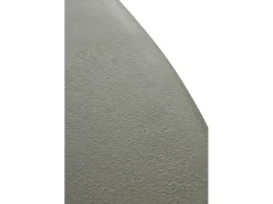 Mesa de madera de acacia tablero cemento ligero gris, diámetro 118 cm