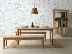 Mesa de madera maciza de mango 170x90