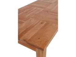 Mesa de madera maciza de acacia reciclada 180x90 cm