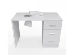 Mesa de manicura y reconstrucción de uñas con aspirador y cajones Floral
