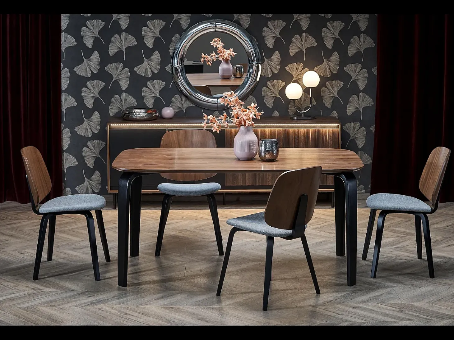 Mesa de roble para 4/6 personas 160x90 cm