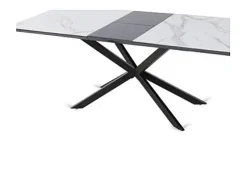 Mesa de salón extensible Hudson acabado cerámico mármol. 160/200cm(ancho) 75cm(altura)