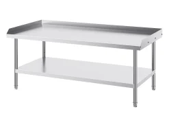 Mesa de Trabajo de Cocina SucceBuy 76x152 cm para Preparación Comercial de Alimentos para Restaurante