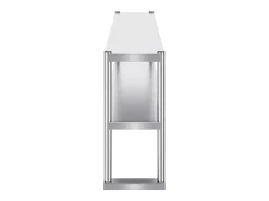 Mesa de Trabajo Doble con 2 Niveles SucceBuy, 305 x 1524 mm en Acero, Inoxidable para Mesa de Preparación
