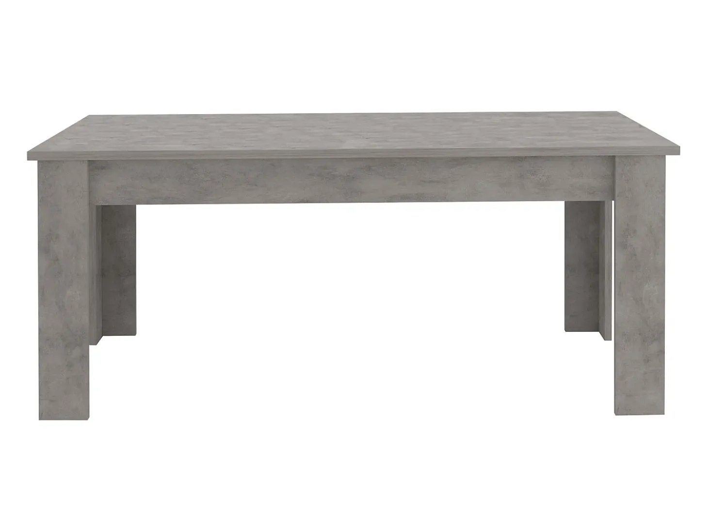 Mesa extensible 140-190 x 90 cm gris para comedor salón Jesi Stone