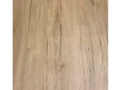 Mesa extensible blanca y patas roble natural 6 a 20 plazas Kristo 180 a 440 cm-Soporte 4 pies
