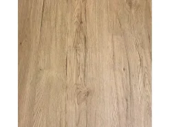 Mesa extensible cuadrada pequeña 90x90/246 cm Naxo-Color Natural-Soporte 4 pies-3 alargaderas finas