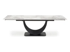 Mesa extensible de cerámica 180-240 cm con pata de madera Diseño Lisa