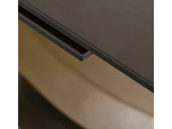 Mesa extensible de cerámica 180-240 cm con pata de madera Diseño Lisa