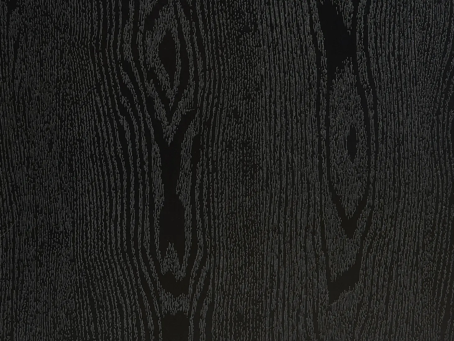 Mesa extensible de comedor 4 a 8 comensales de MDF y acero - Color: negro - KOMONI